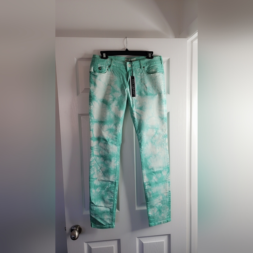 Columbia Mint Green Ankle Jeans